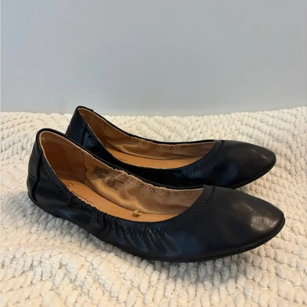 Y2K Vintage Ballerina Flats Black Size 9.5